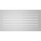 Ekena Millwork Vertical Surface Mount PVC Gable Vent: Functional, w/ 2"W x 2"P Brickmould Sill Frame, 42"W x 22"H GVPVE42X2203SF - alternate 4